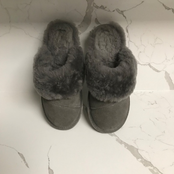 Women’s Joy Nuknuuk Slipper Moccasins Charcoal Grey US 7 - Picture 2 of 6